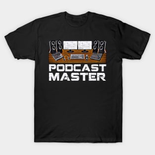 Podcast Show Equipment USB Mixer App T-Shirt